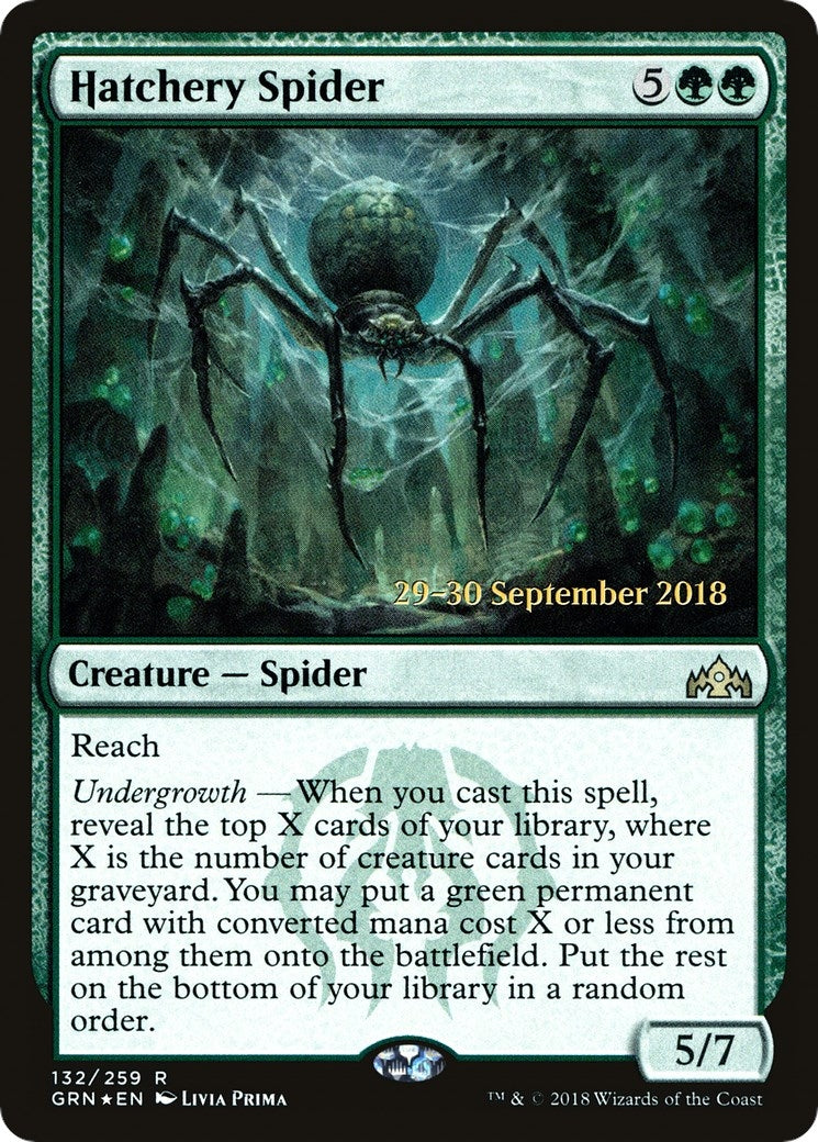 Hatchery Spider (132) (Prerelease Cards)