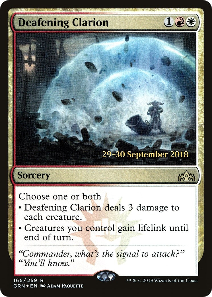 Deafening Clarion (165) (Prerelease Cards)