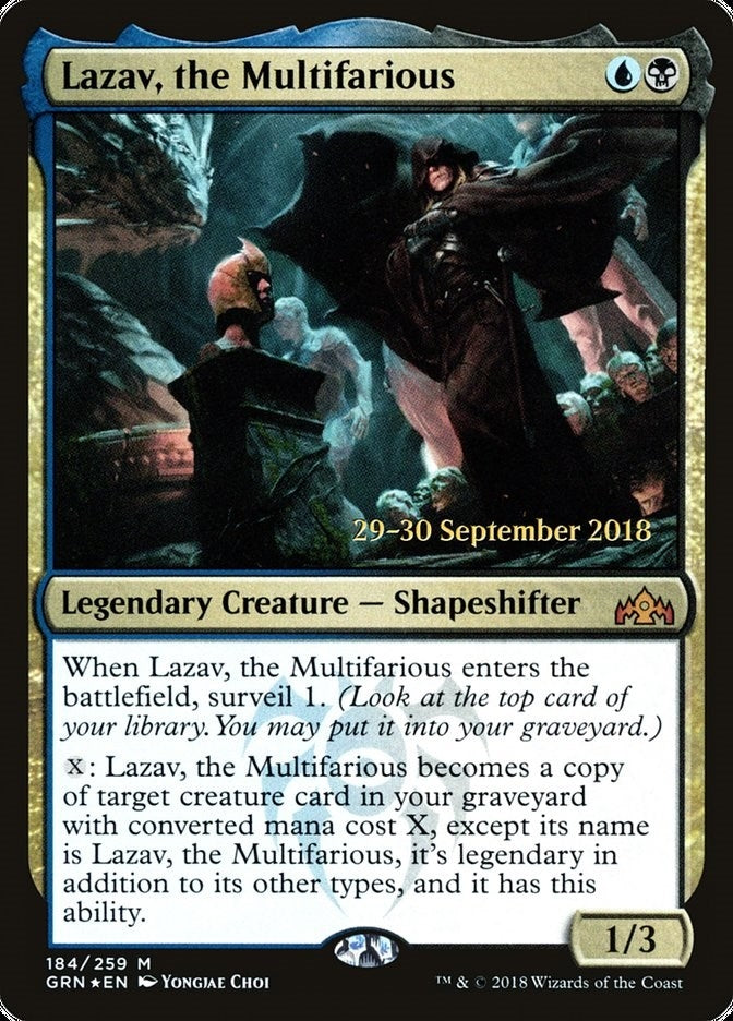 Lazav, the Multifarious (184) (Prerelease Cards)