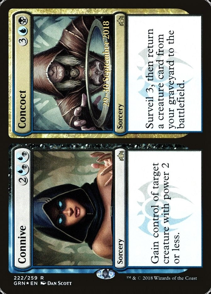 Connive // Concoct (222) (Prerelease Cards)