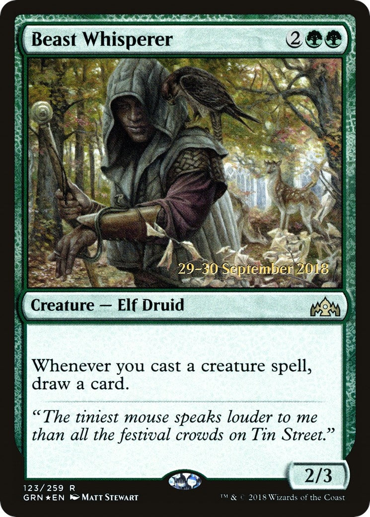 Beast Whisperer (123) (Prerelease Cards)