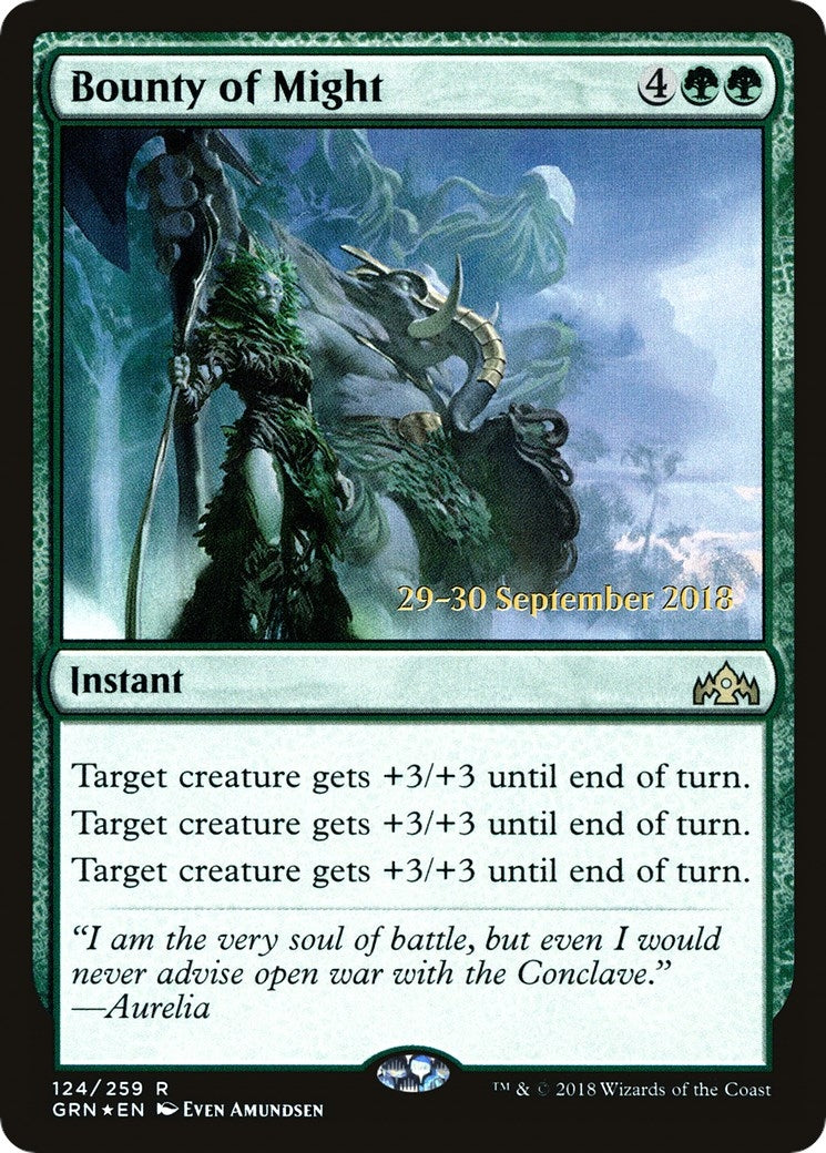 Bounty of Might (124) (Prerelease Cards)