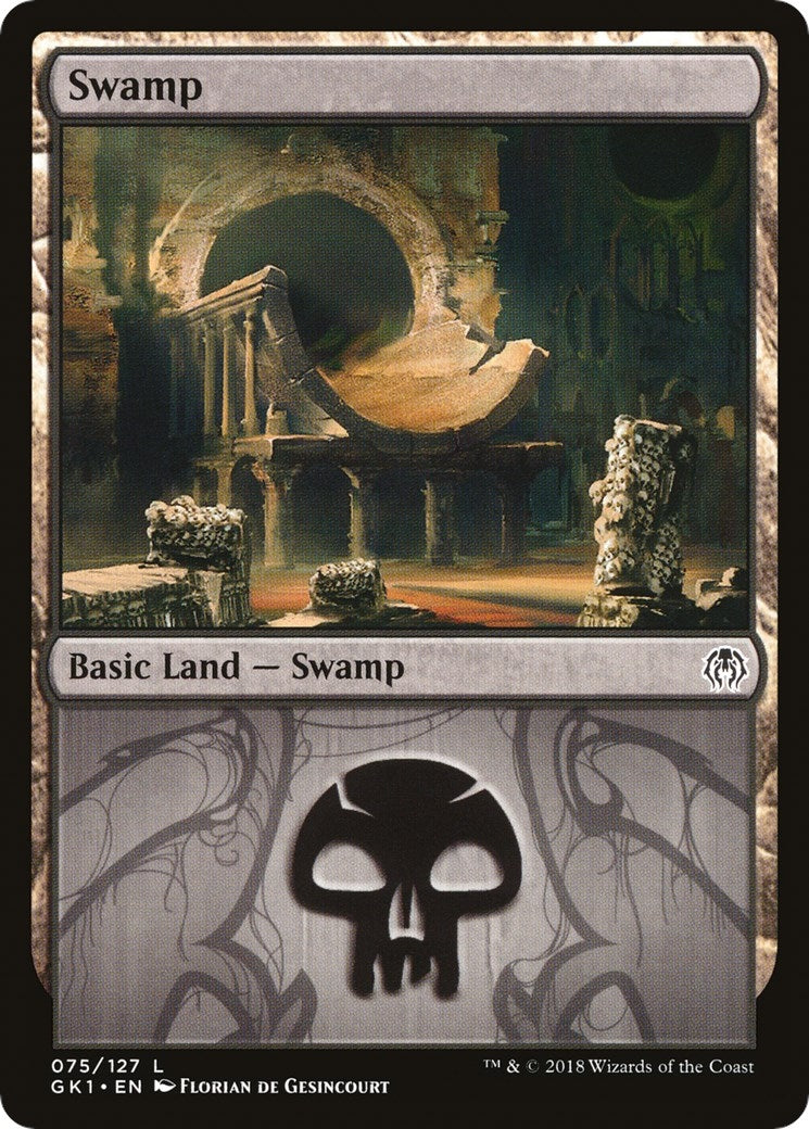 Swamp (075) (75) (Guilds of Ravnica: Guild Kits)