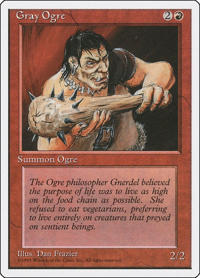 Gray Ogre (Fourth Edition)