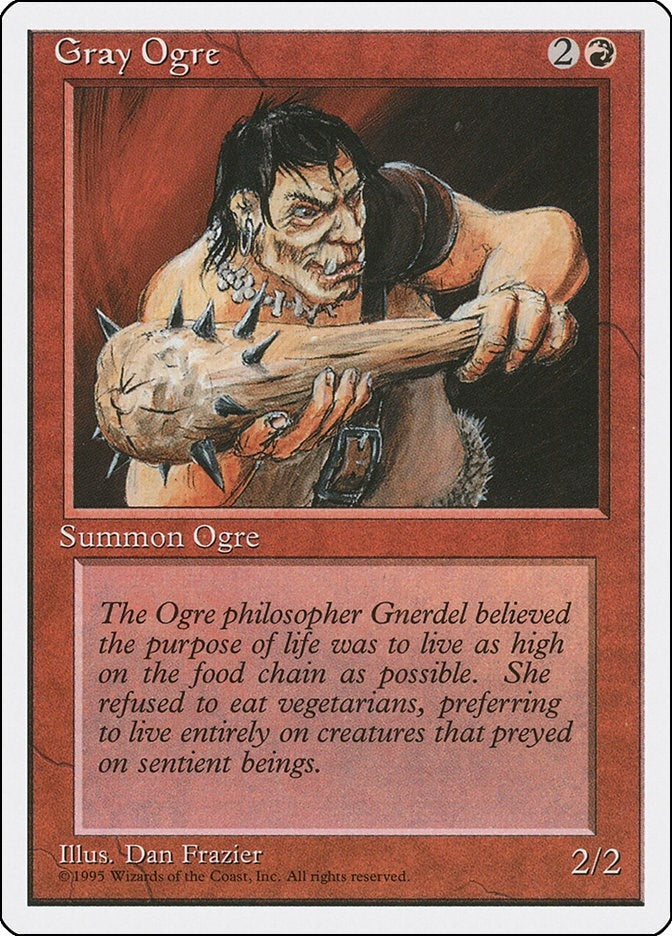 Gray Ogre (Fourth Edition)