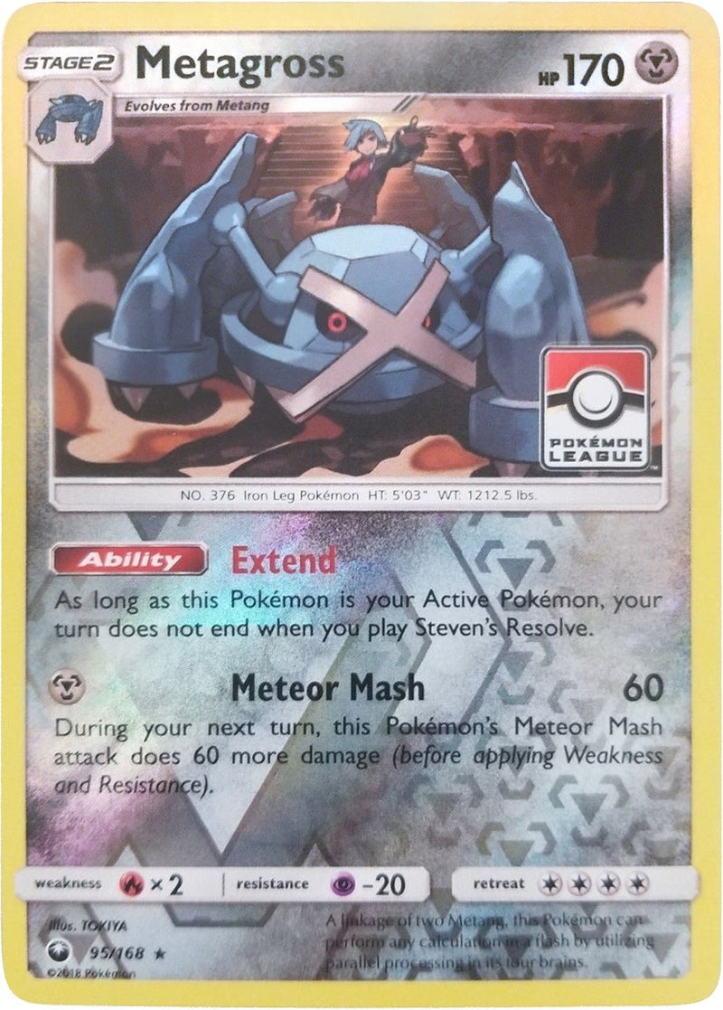 Image for Metagross - 95/168 (Pokemon League) (095/168) (League & Championship Cards) - Pokemon