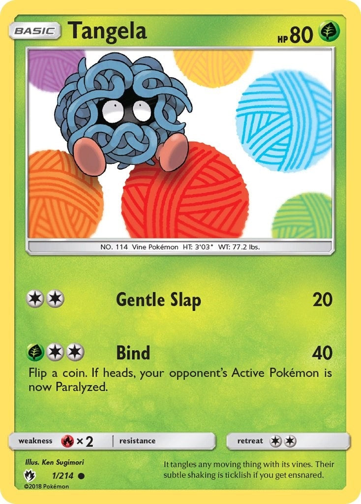 Image for Tangela (1/214) (SM - Lost Thunder) - Pokemon