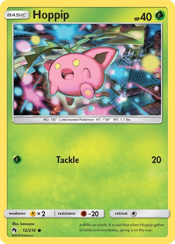 Image for Hoppip (12) (12/214) (SM - Lost Thunder) - Pokemon