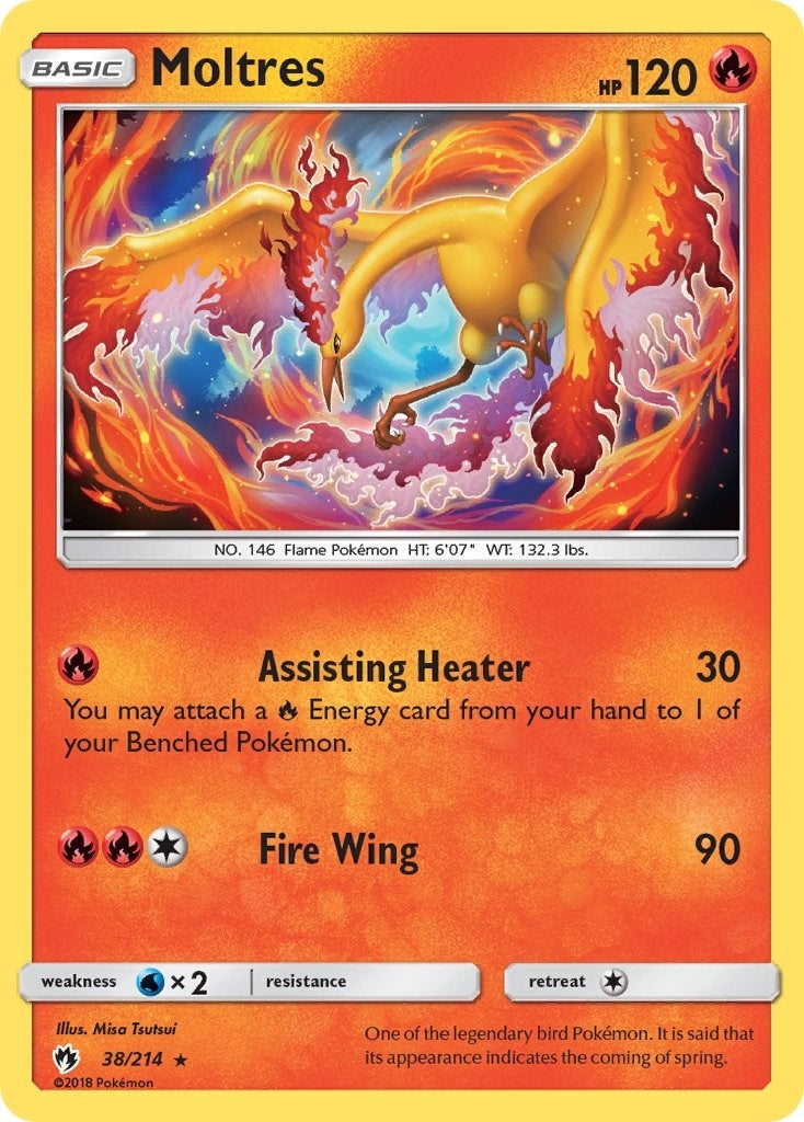 Image for Moltres (38/214) (SM - Lost Thunder) - Pokemon