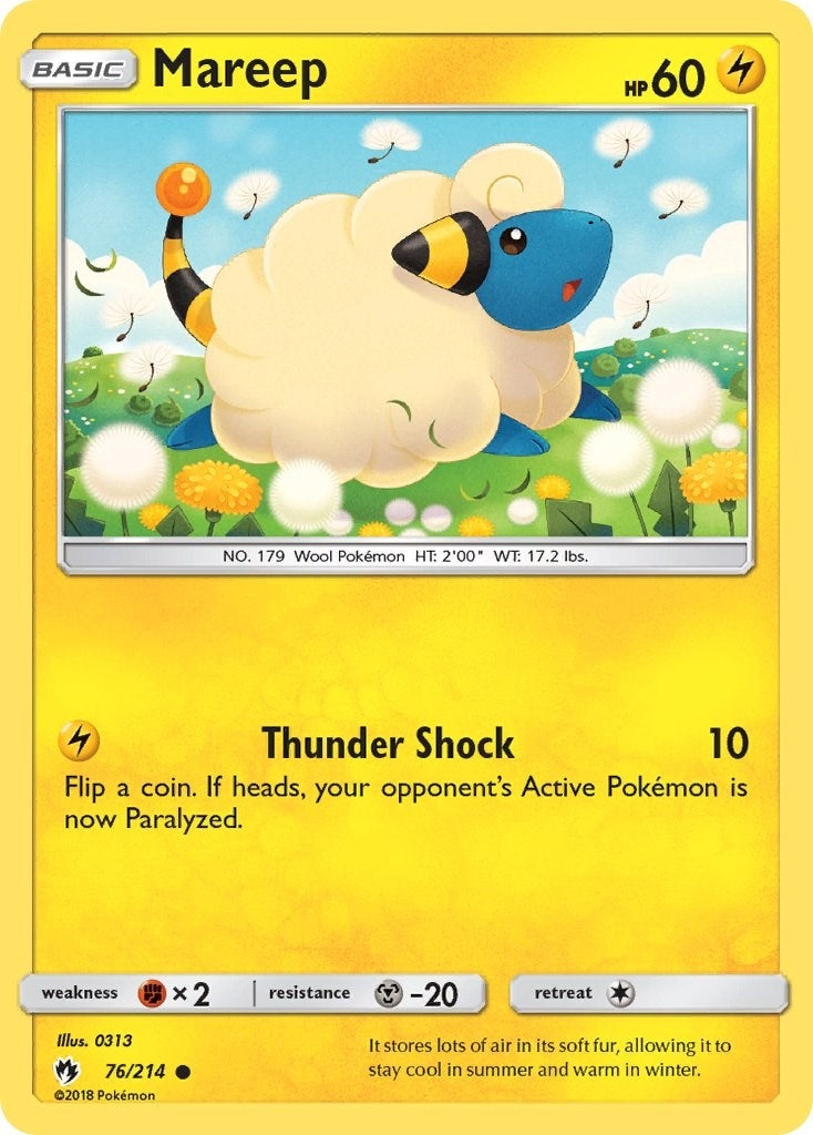 Image for Mareep (76) (76/214) (SM - Lost Thunder) - Pokemon