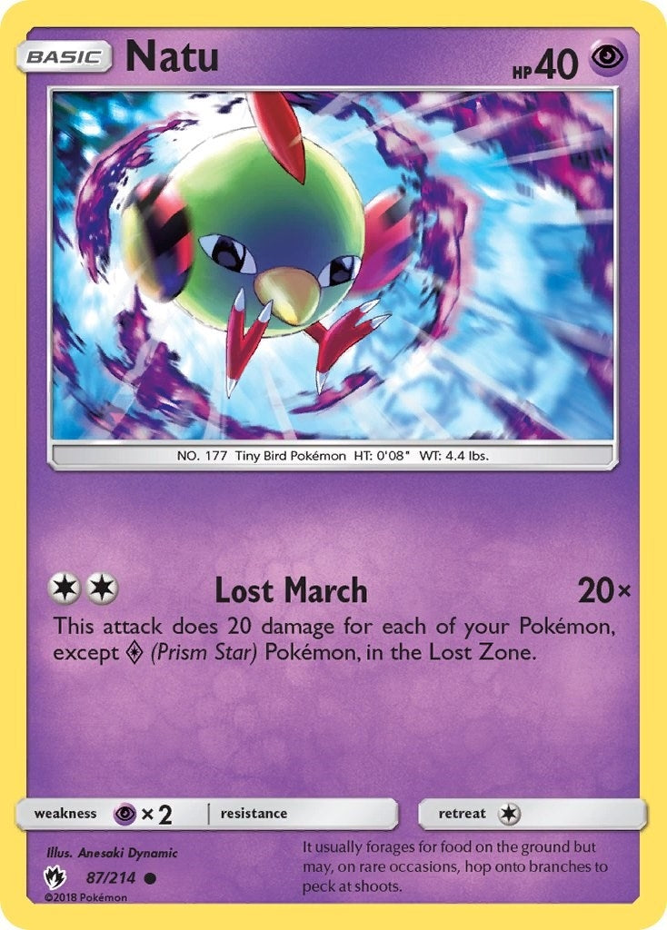 Image for Natu (87/214) (SM - Lost Thunder) - Pokemon