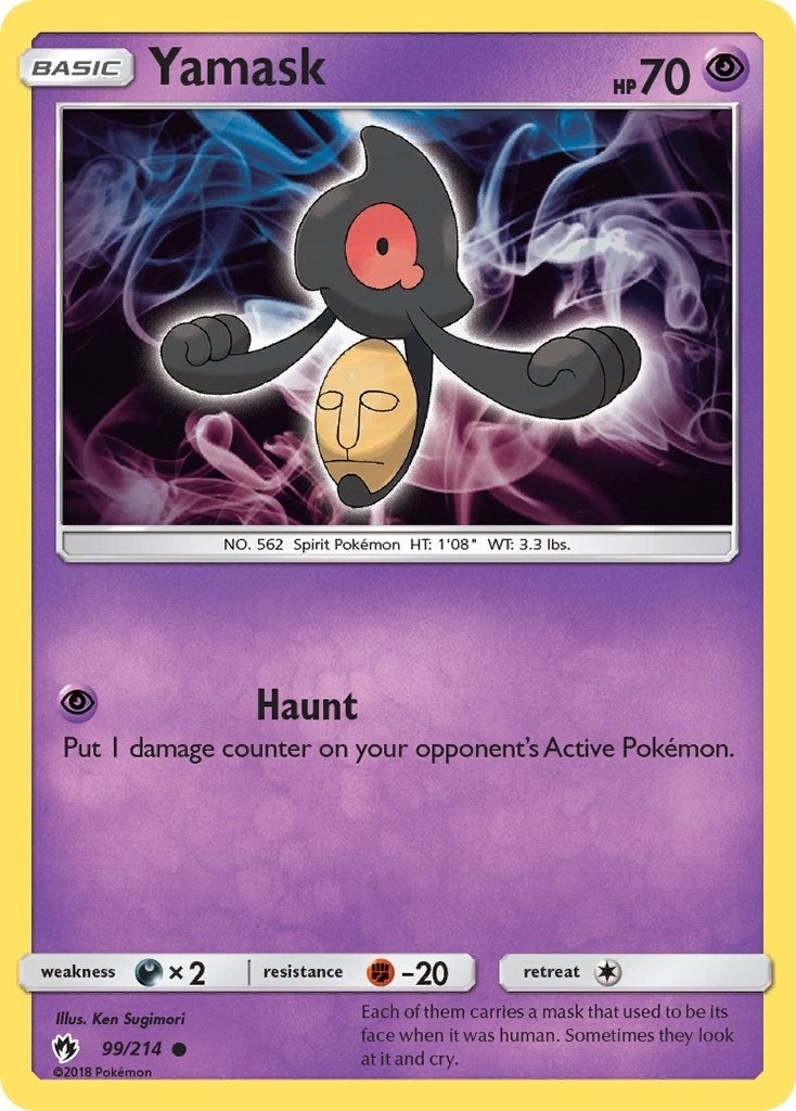 Image for Yamask (99/214) (SM - Lost Thunder) - Pokemon