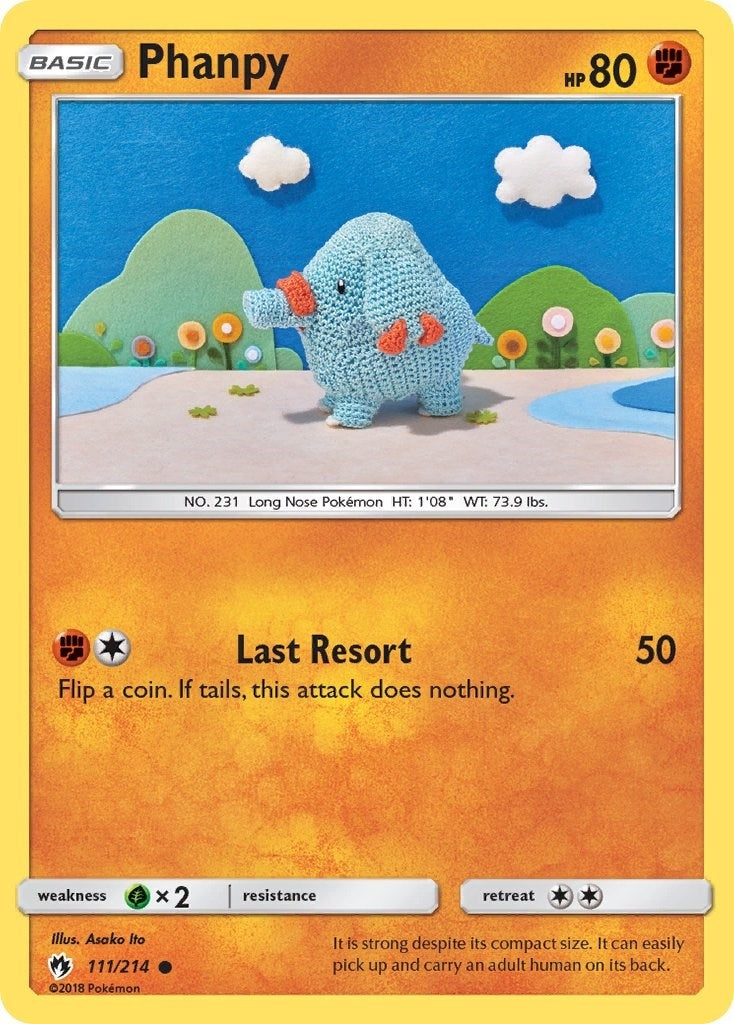 Image for Phanpy (111/214) (SM - Lost Thunder) - Pokemon