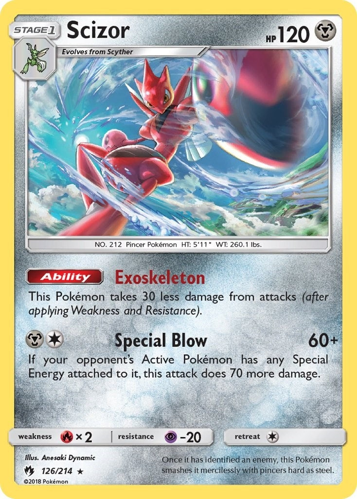 Image for Scizor (126/214) (SM - Lost Thunder) - Pokemon