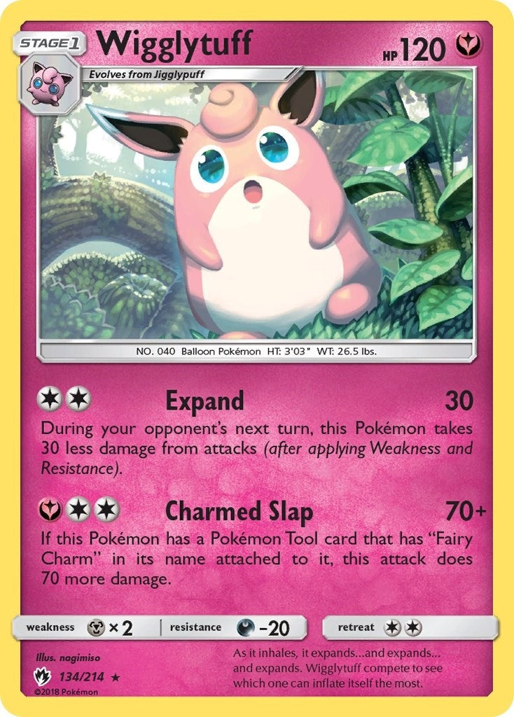 Image for Wigglytuff (134/214) (SM - Lost Thunder) - Pokemon