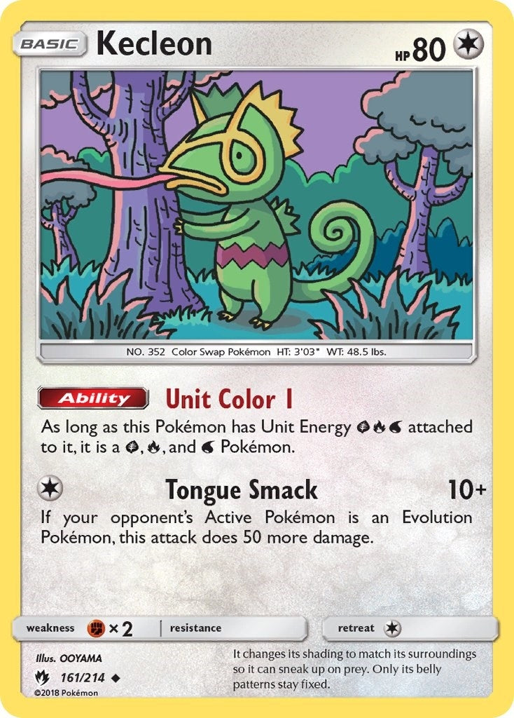 Image for Kecleon (161) (161/214) (SM - Lost Thunder) - Pokemon