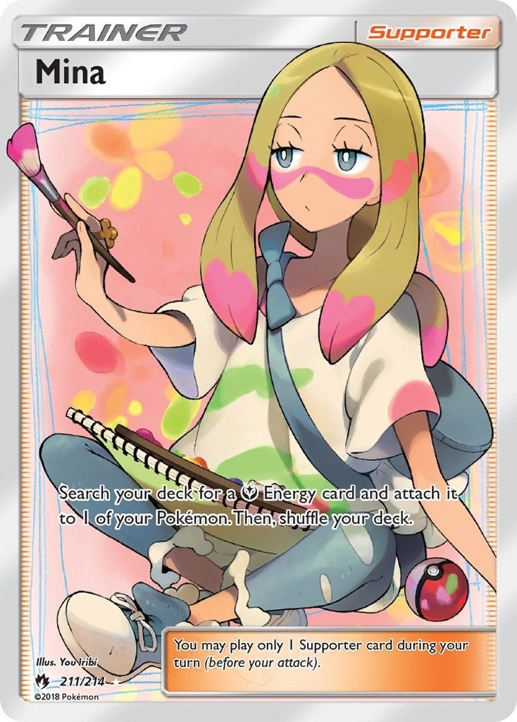 Image for Mina (Full Art) (211/214) (SM - Lost Thunder) - Pokemon