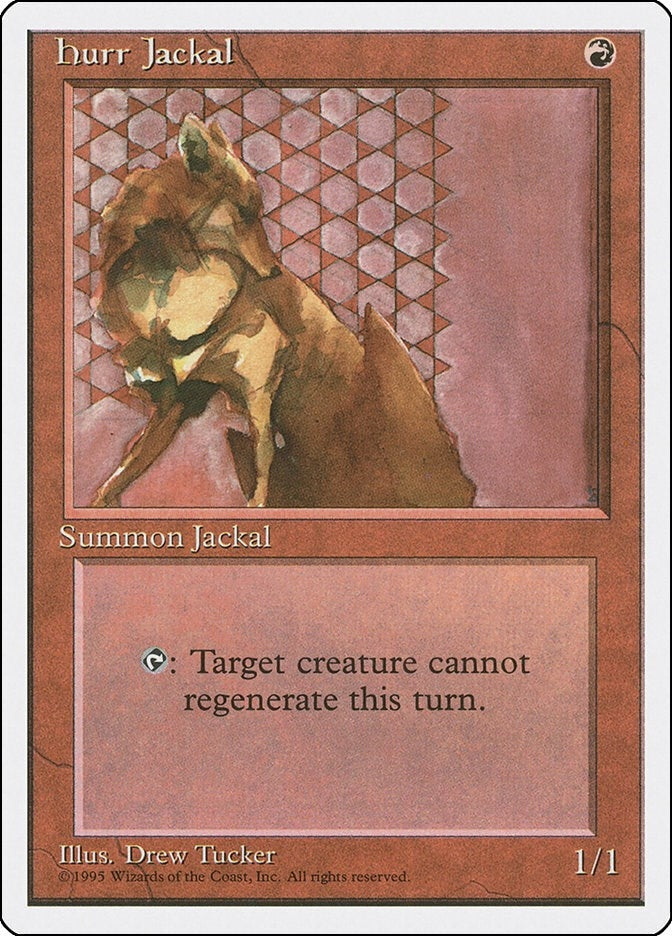 Hurr Jackal (Fourth Edition)
