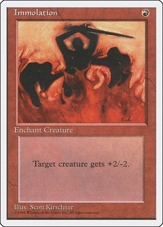 Immolation (Fourth Edition)