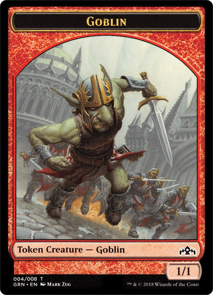 Goblin // Soldier (006) Double-Sided Token (4 // 6) (Guilds of Ravnica: Guild Kits)