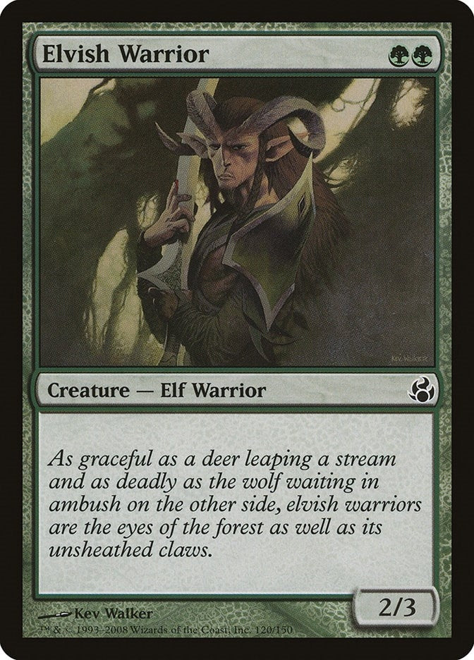 Elvish Warrior (120) (Morningtide)