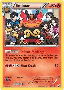 Image for Emboar - 27/113 (Legendary Treasures) (027/113) (Deck Exclusives) - Pokemon