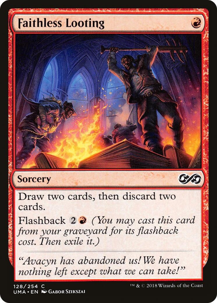 Faithless Looting (128) (Ultimate Masters)