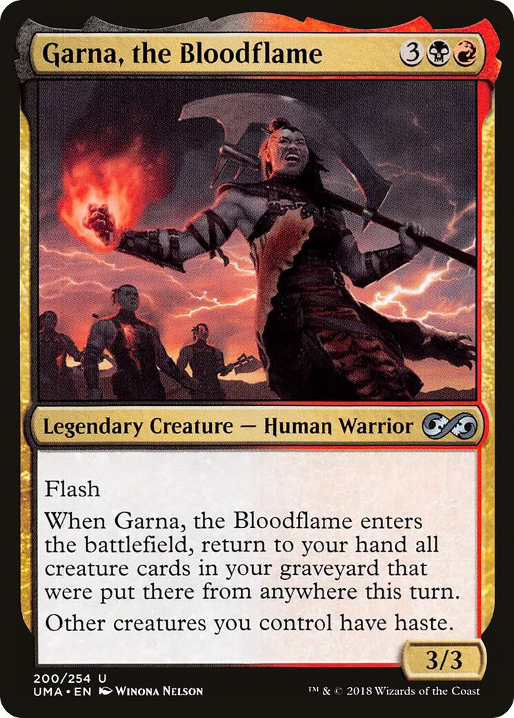 Garna, the Bloodflame (200) (Ultimate Masters)