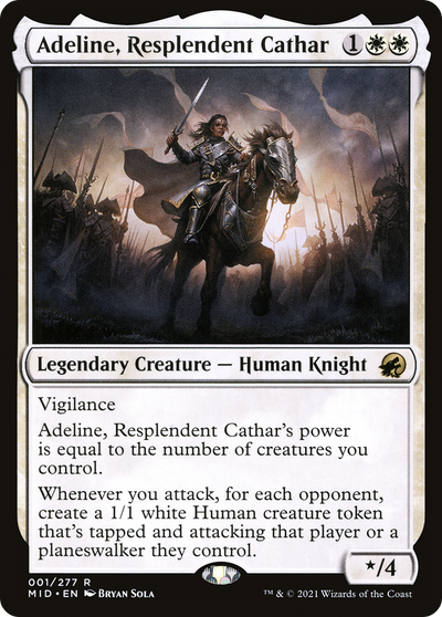 Adeline, Resplendent Cathar (1) (Innistrad: Midnight Hunt)