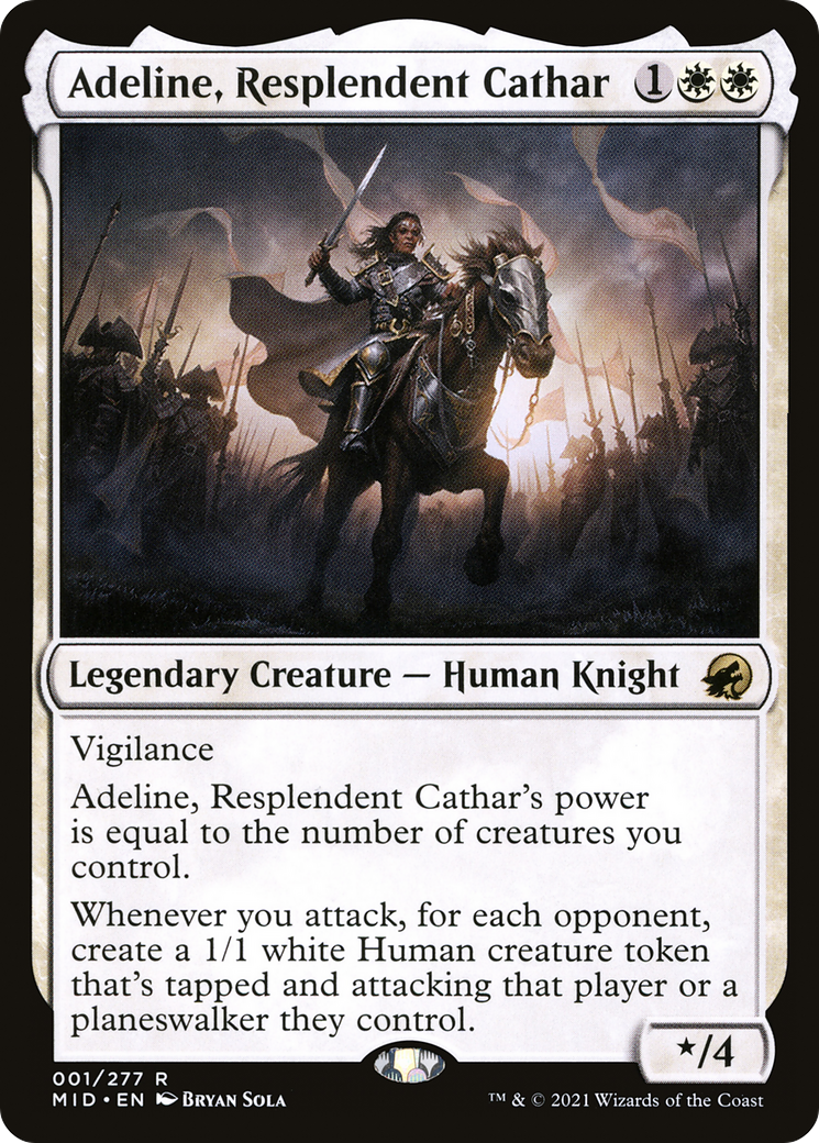 Adeline, Resplendent Cathar (1) (Innistrad: Midnight Hunt)