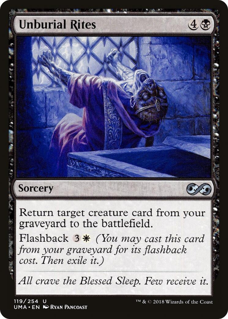Image for Unburial Rites (119) - Magic: The Gathering