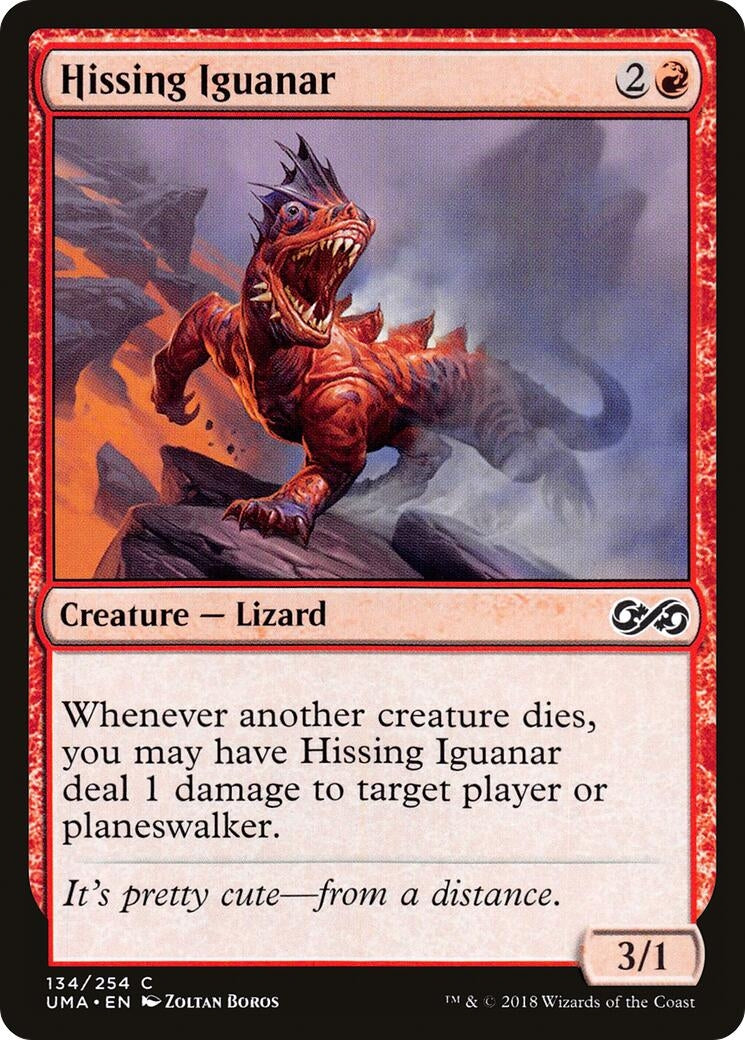 Hissing Iguanar (134) (Ultimate Masters)