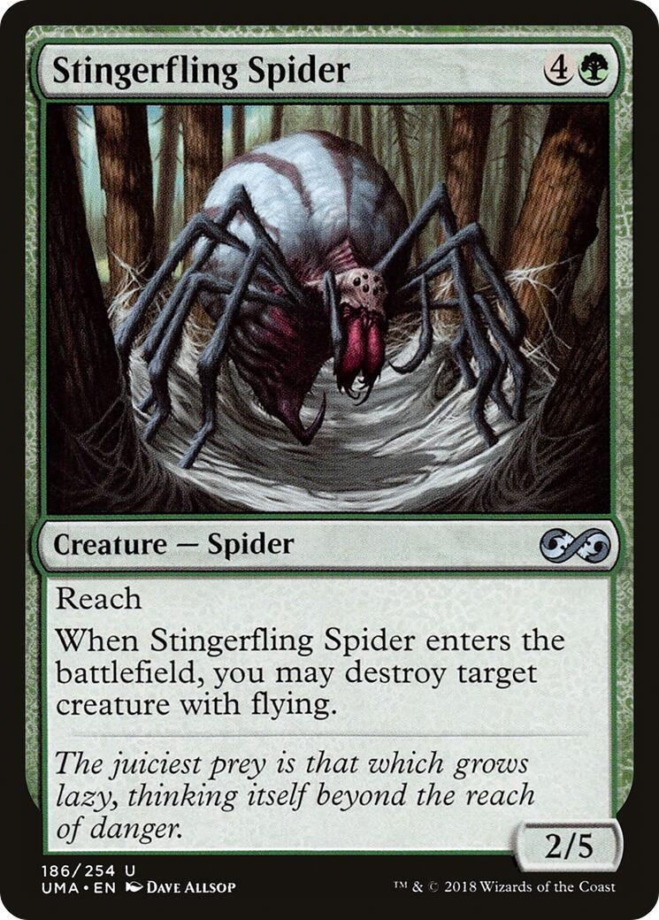 Stingerfling Spider (186) (Ultimate Masters)