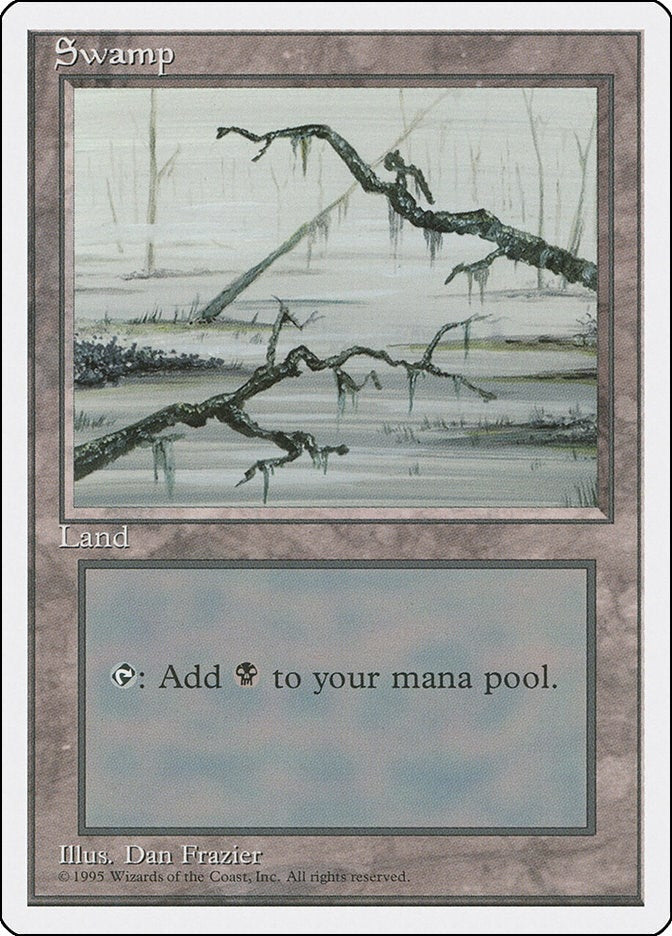 Swamp (C) (191) (Fourth Edition)