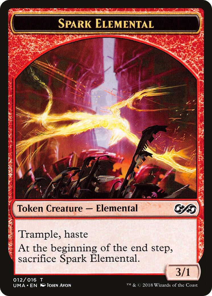 Spark Elemental Token (12) (Ultimate Masters)