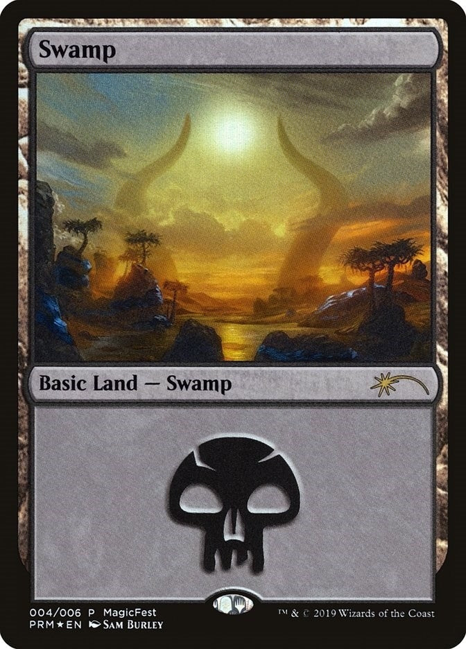 Swamp (2019) (4) (MagicFest Cards)