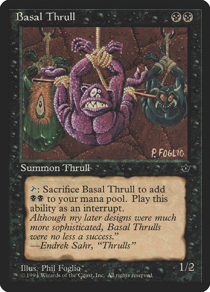 Basal Thrull (P. Foglio) (Fallen Empires)