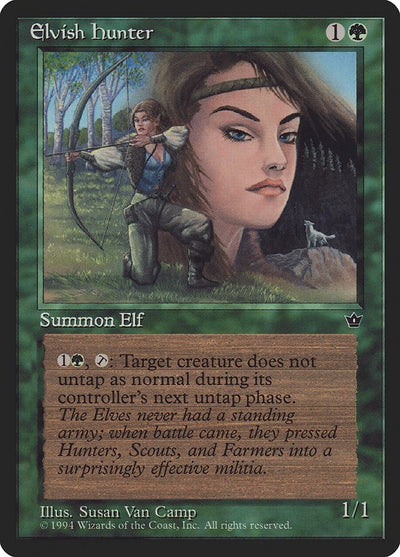 Elvish Hunter (Van Camp) (Fallen Empires)