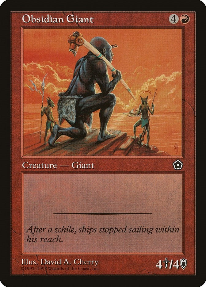 Obsidian Giant (Portal Second Age)