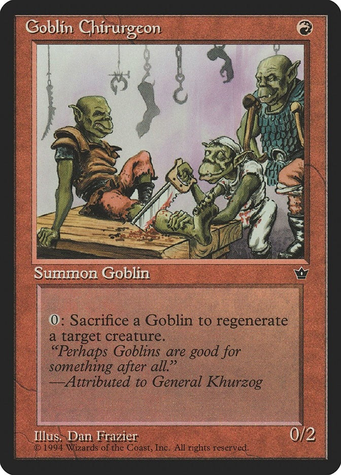 Goblin Chirurgeon (Frazier) (Fallen Empires)