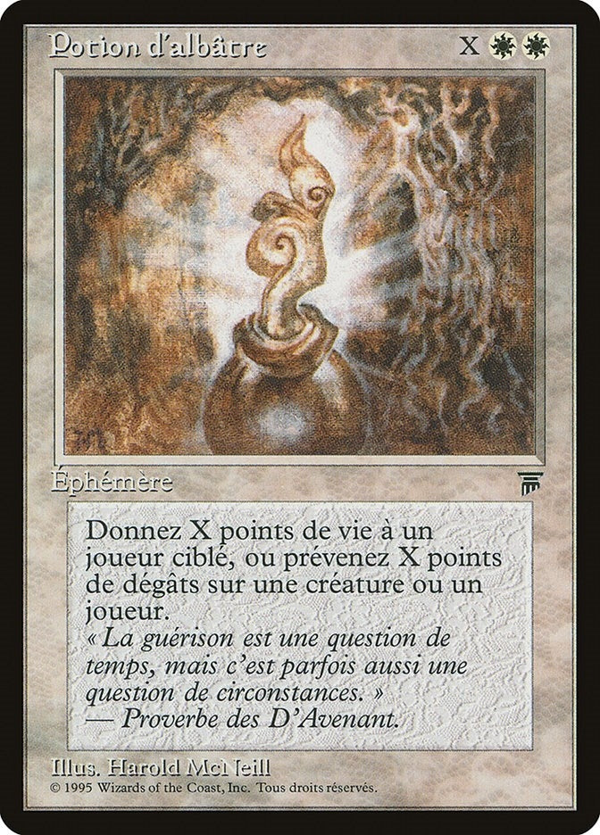 Alabaster Potion (French) - "Potion d'albatre" (Renaissance)
