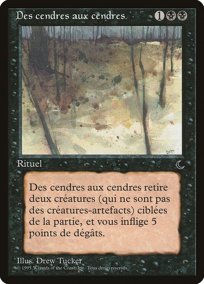 Ashes to Ashes (French) - "Des cendres aux cendres" (Renaissance)