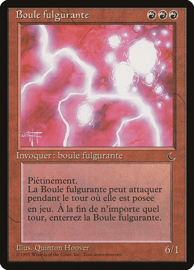 Ball Lightning (French) - "Boule fulgurante" (Renaissance)
