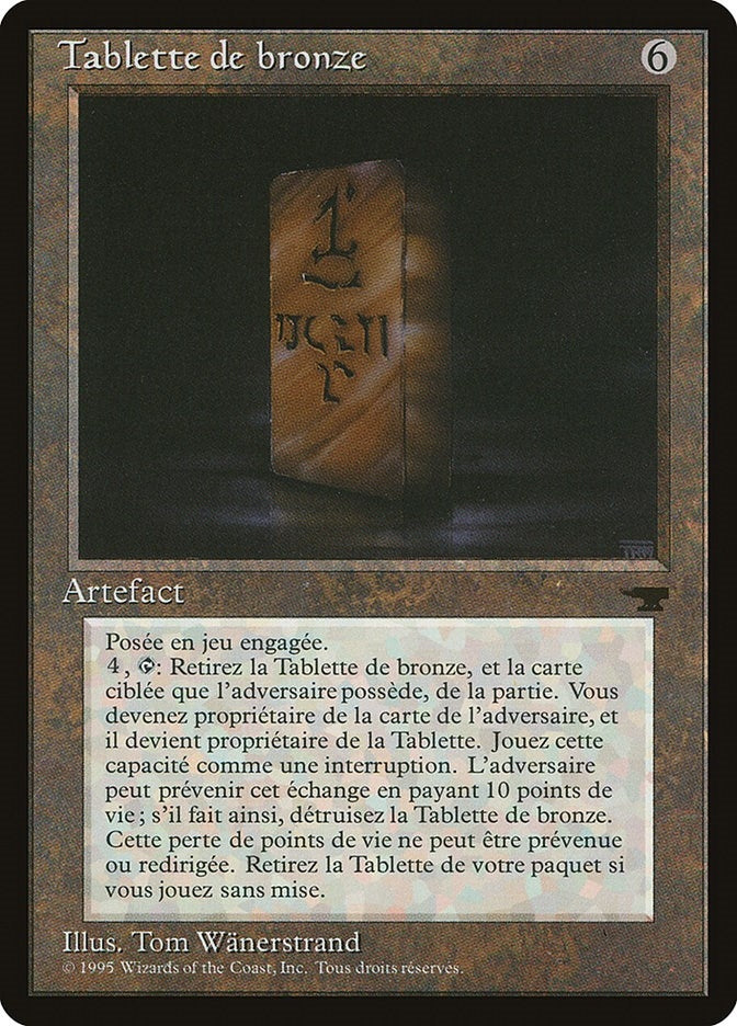 Bronze Tablet (French) - "Tablette de bronze" (Renaissance)