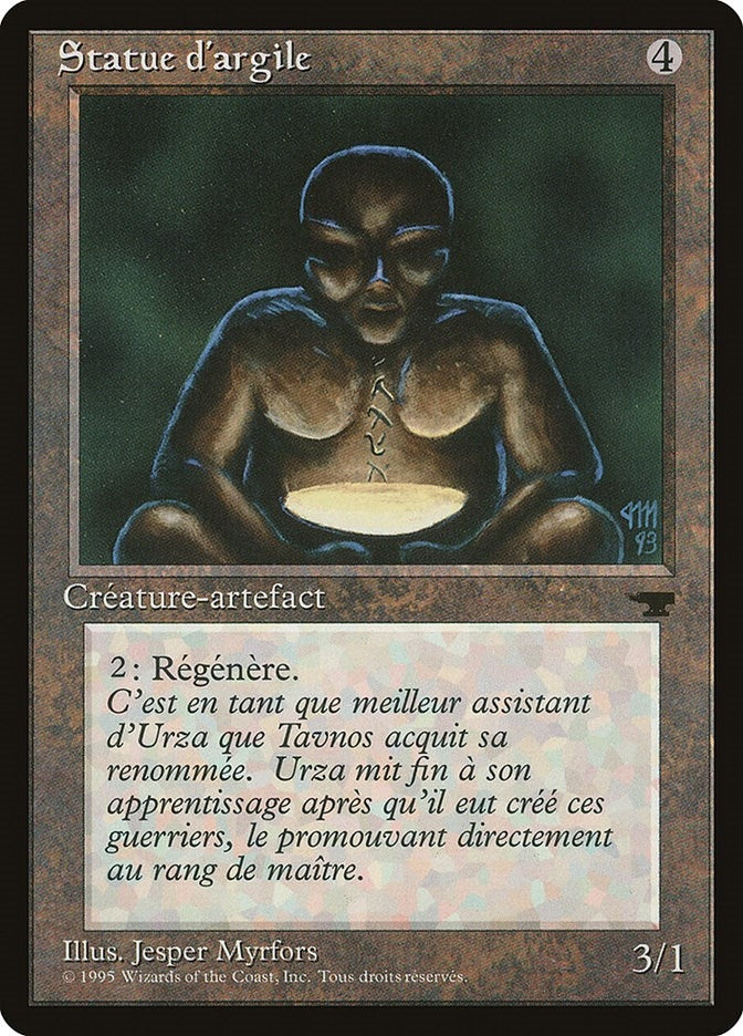 Clay Statue (French) - "Statue d'argile" (Renaissance)