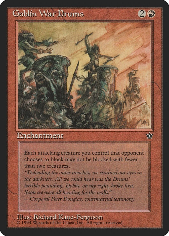 Goblin War Drums (Kane-Ferguson) (Fallen Empires)