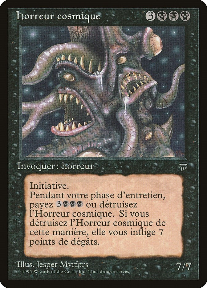 Cosmic Horror (French) - "horreur cosmique" (Renaissance)