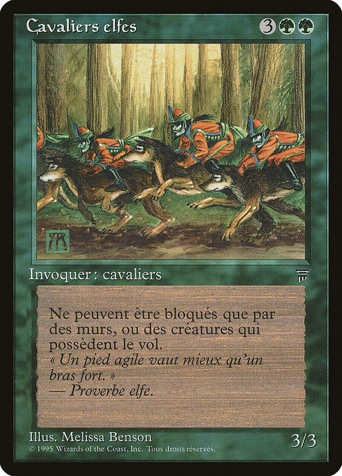 Elven Riders (French) - "Cavaliers elfes" (Renaissance)