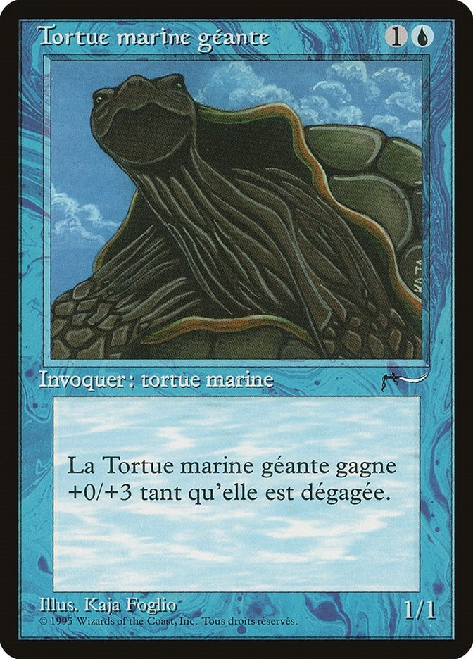 Giant Tortoise (French) - "Tortue marine geante" (Renaissance)