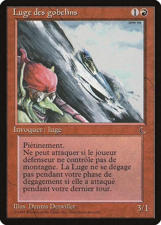 Goblin Rock Sled (French) - "Luge des gobelins" (Renaissance)